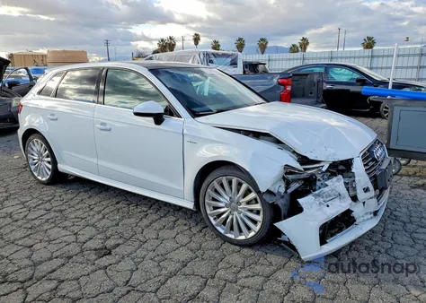 2017 Audi A3 E-Tron Premium Plus z USA, uszkodzony, nr VIN WAUTPBFF6HA140248